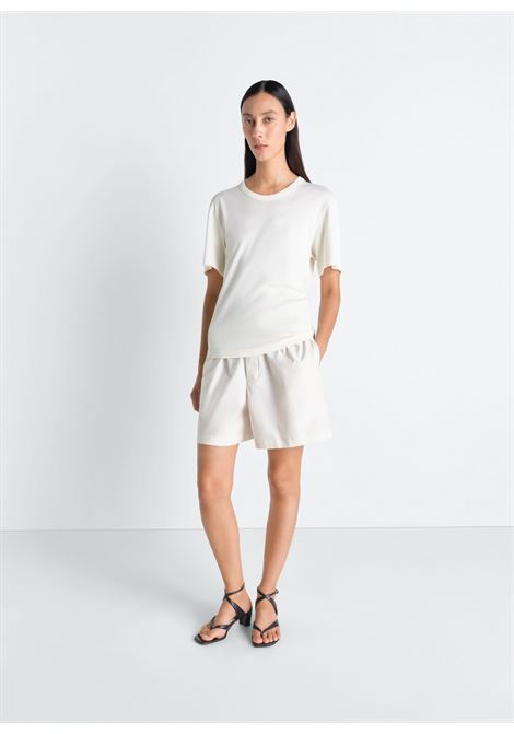 rib t-shirt woman cream LEMAIRE | TS0002 LJ1016WH048